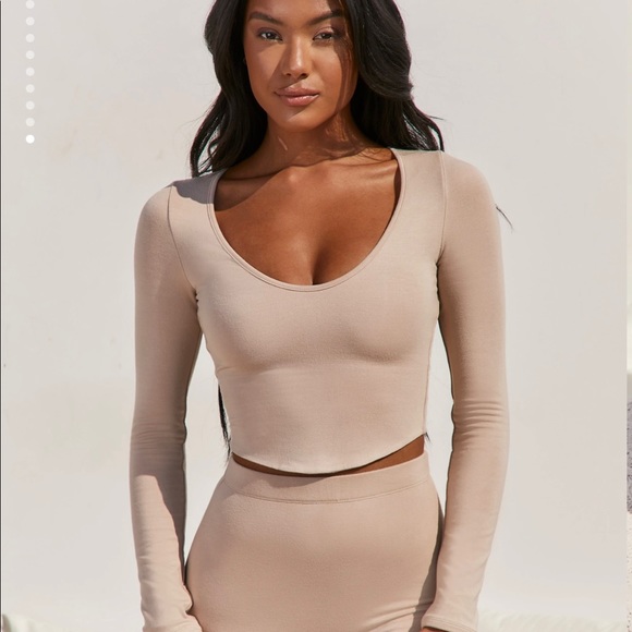 Oh Polly Tops - 💕❤️😍MAKE AN OFFER! NWT OHPOLLY STONE CROPPED TOP😍💕